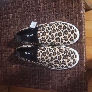 Torrid stretch knit leopard shoe